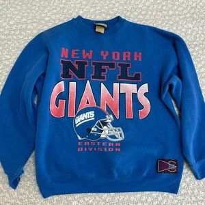 Vintage New York Giants Blue Crewneck Sweatshirt